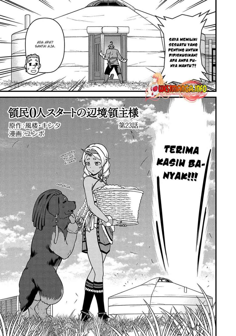 Ryoumin 0-nin Start no Henkyou Ryoushusama chapter 23